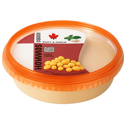 Hummus with Basil & Garlic – 300g × 12