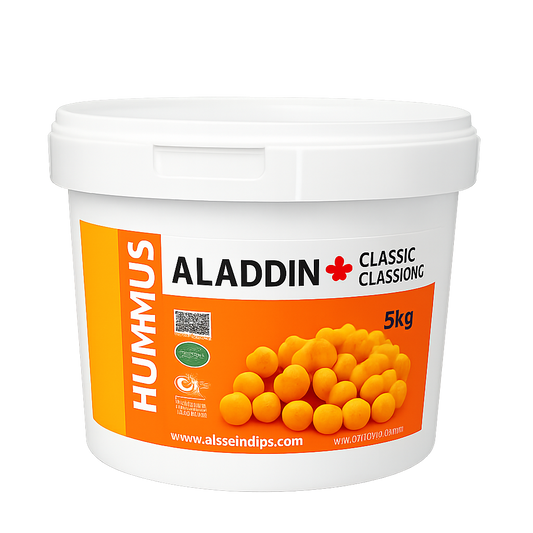 Aladdin Dips Hummus – 5 KG Pail