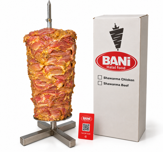 Ready Chicken Shawarma Cones ( Dark Meat without Skin )