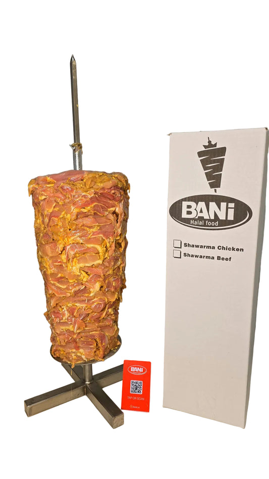 Ready Chicken Shawarma Cones ( Dark Meat without Skin )