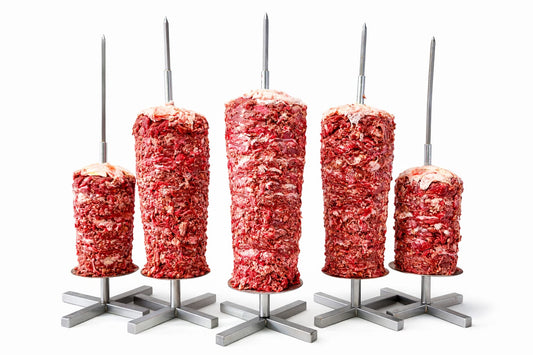 Ready Beef Slices Shawarma Cones with Lamb Fat