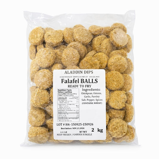 Falafel Balls – Ready to Fry (2 KG × 2 KG)