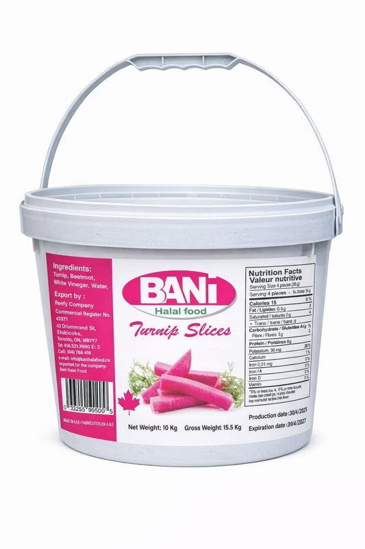 Turnip Pickles – Eastern Style (18L / 10KG NET) (WIDE CUTS)