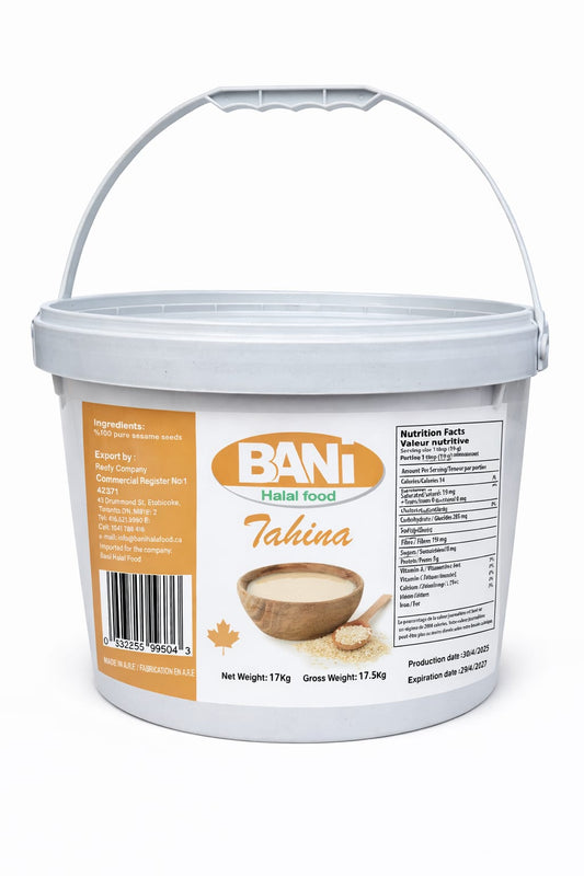 Bani Tahini – 17.5 KG Pail